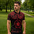 Viking Pride of Yorkshire Zipper Polo Shirt Red Odin’s Ravens Nordic - Wonder Print Shop