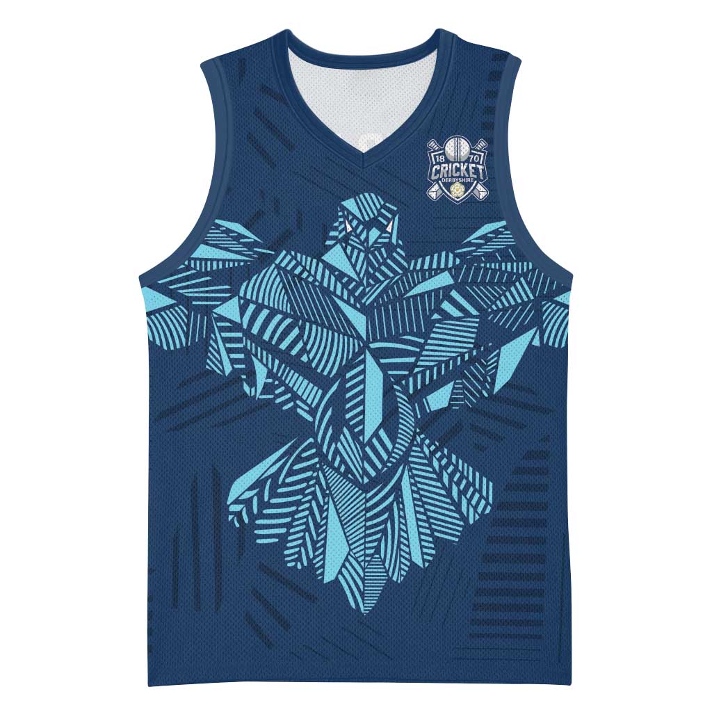 Custom Derbyshire Cricket Spirit Basketball Jersey Derbyshire Falcons Sporty Style - Wonder Print Shop