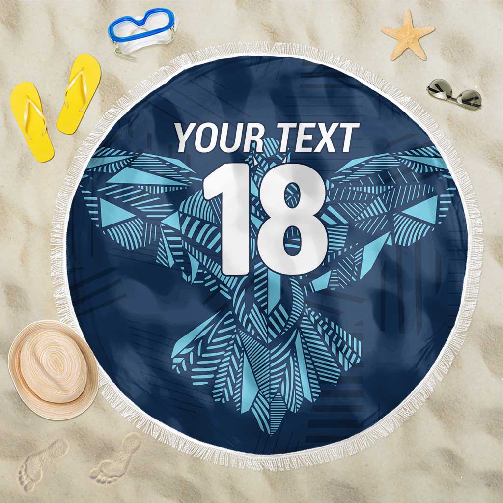 Custom Derbyshire Cricket Spirit Beach Blanket Derbyshire Falcons Sporty Style - Wonder Print Shop