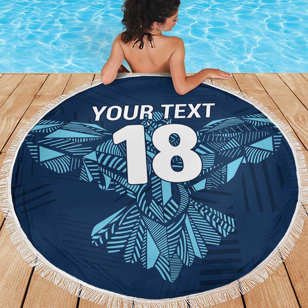 Custom Derbyshire Cricket Spirit Beach Blanket Derbyshire Falcons Sporty Style - Wonder Print Shop