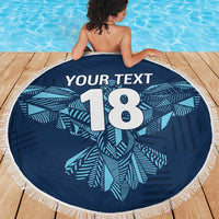 Custom Derbyshire Cricket Spirit Beach Blanket Derbyshire Falcons Sporty Style - Wonder Print Shop