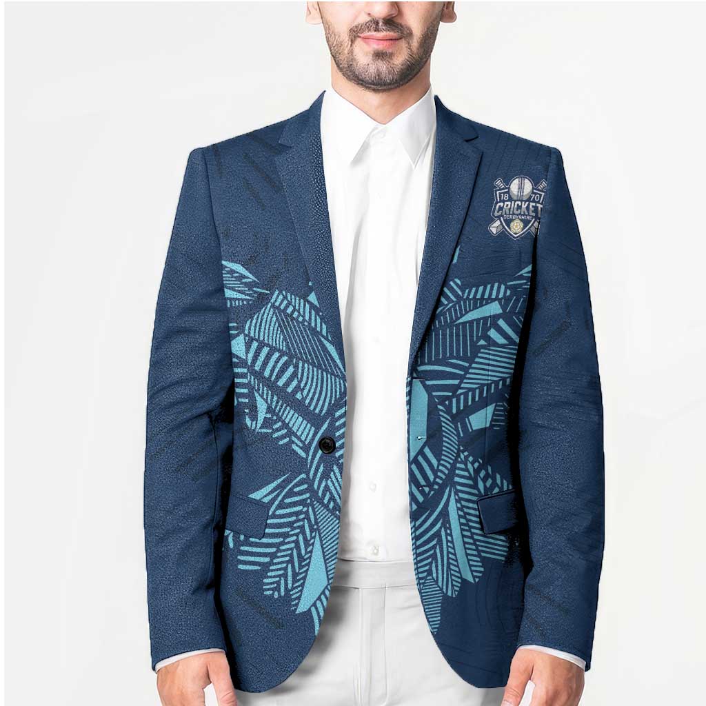 Custom Derbyshire Cricket Spirit Blazer Derbyshire Falcons Sporty Style - Wonder Print Shop