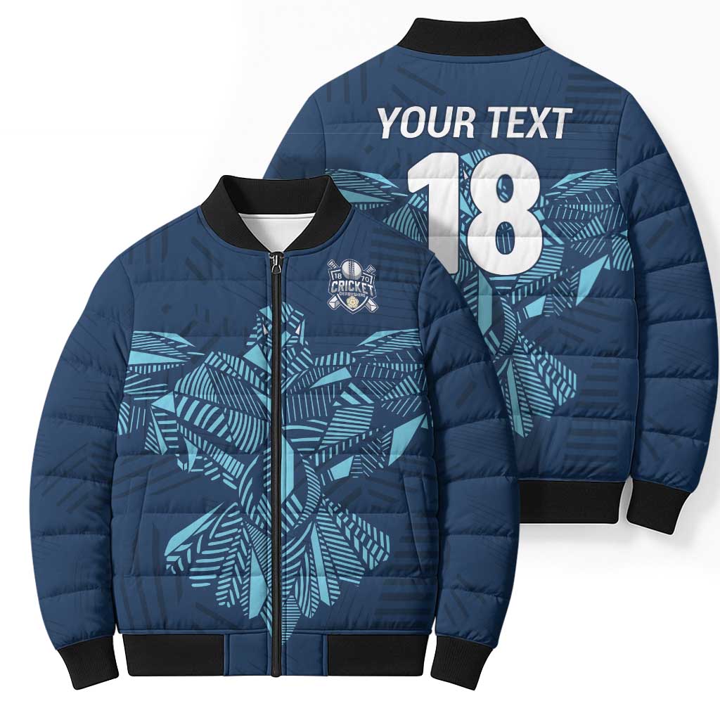 Custom Derbyshire Cricket Spirit Bomber Puffer Jacket Derbyshire Falcons Sporty Style - Wonder Print Shop