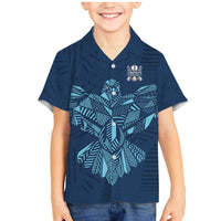 Custom Derbyshire Cricket Spirit Family Matching Mermaid Dress and Hawaiian Shirt Derbyshire Falcons Sporty Style - Wonder Print Shop