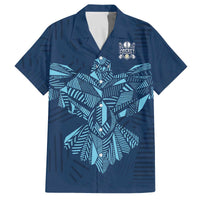 Custom Derbyshire Cricket Spirit Family Matching Off The Shoulder Long Sleeve Dress and Hawaiian Shirt Derbyshire Falcons Sporty Style - Wonder Print Shop