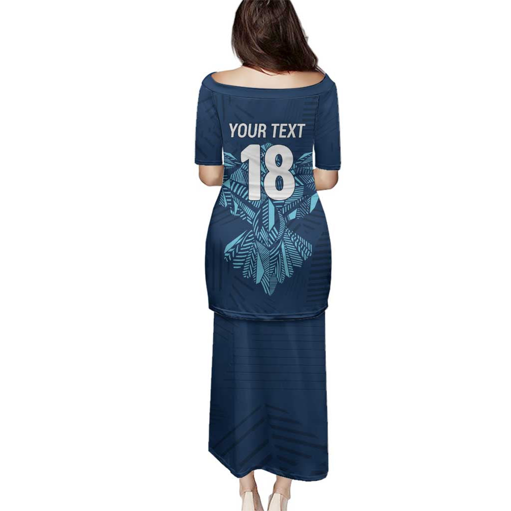 Custom Derbyshire Cricket Spirit Family Matching Puletasi and Hawaiian Shirt Derbyshire Falcons Sporty Style - Wonder Print Shop