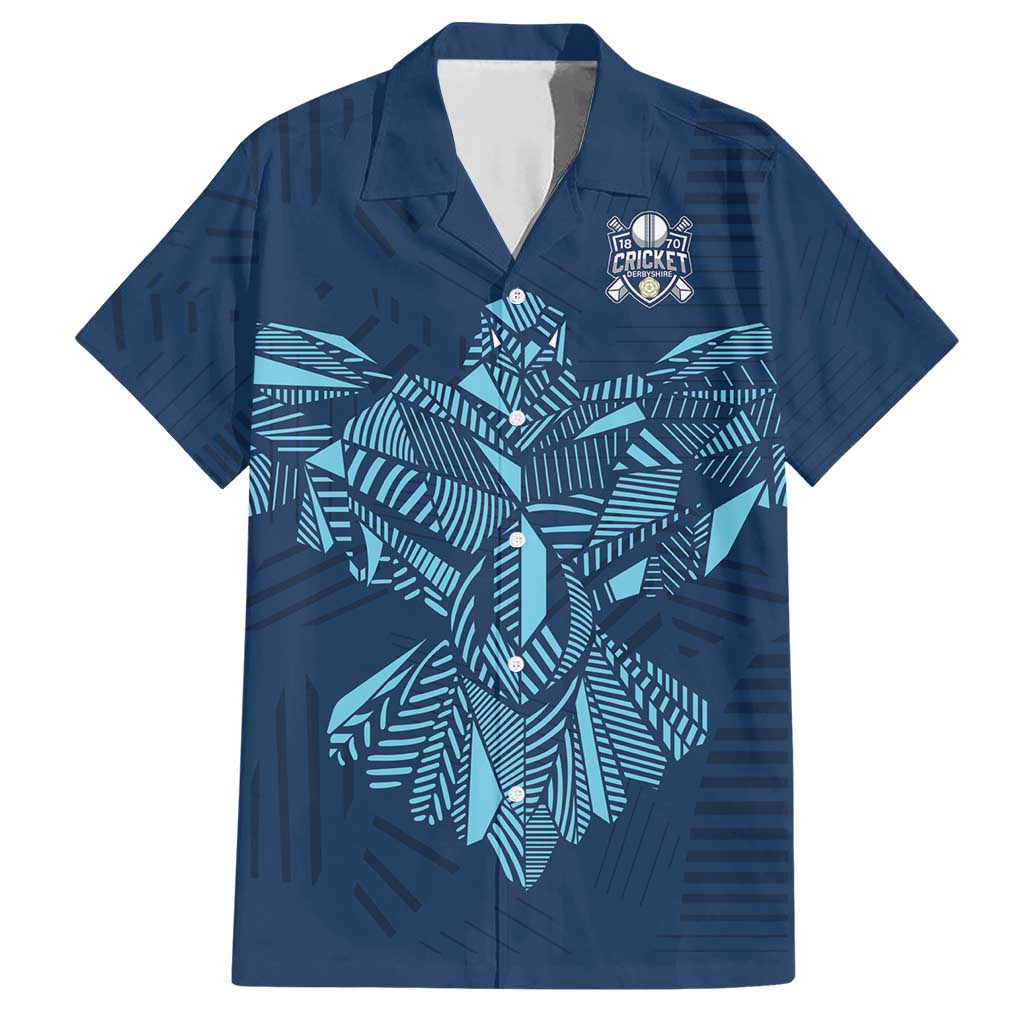 Custom Derbyshire Cricket Spirit Family Matching Short Sleeve Bodycon Dress and Hawaiian Shirt Derbyshire Falcons Sporty Style - Wonder Print Shop