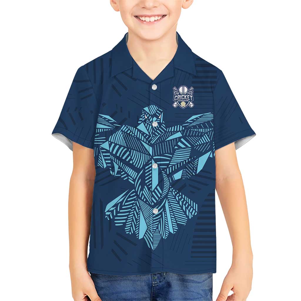 Custom Derbyshire Cricket Spirit Hawaiian Shirt Derbyshire Falcons Sporty Style - Wonder Print Shop