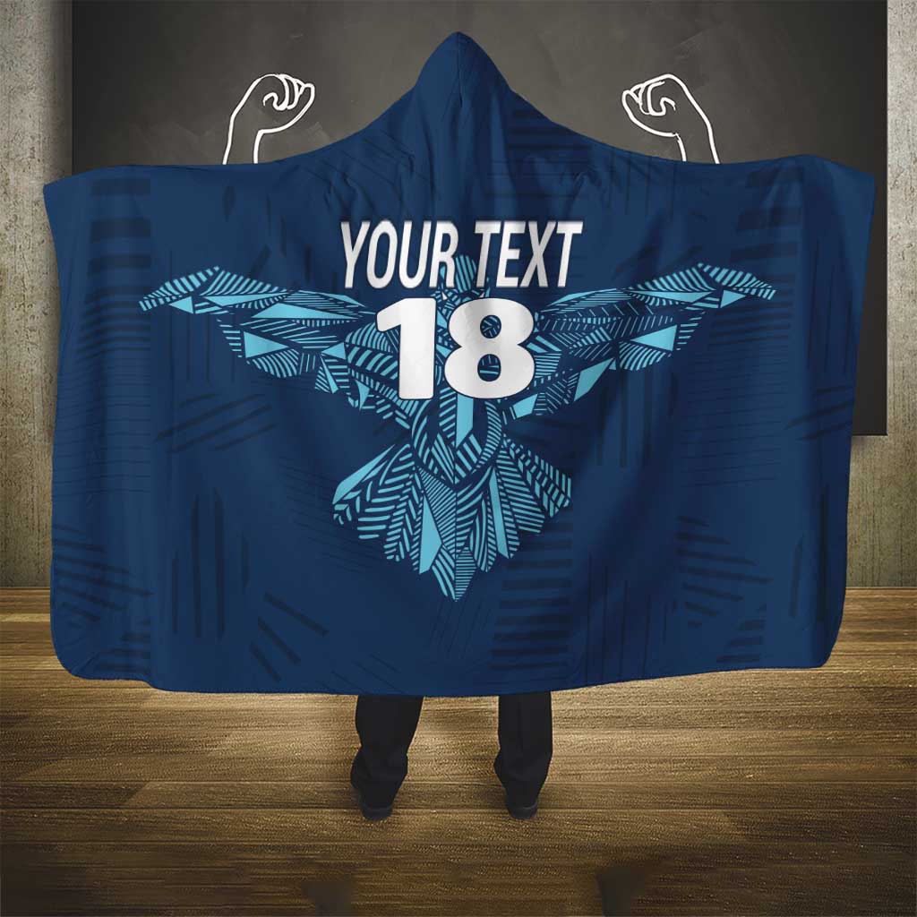 Custom Derbyshire Cricket Spirit Hooded Blanket Derbyshire Falcons Sporty Style - Wonder Print Shop