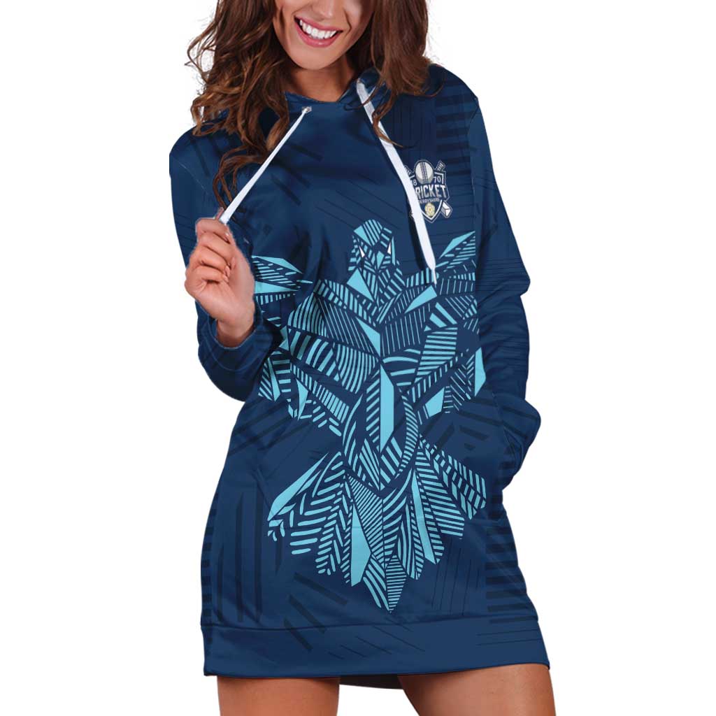 Custom Derbyshire Cricket Spirit Hoodie Dress Derbyshire Falcons Sporty Style - Wonder Print Shop