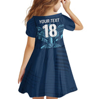 Custom Derbyshire Cricket Spirit Kid Short Sleeve Dress Derbyshire Falcons Sporty Style - Wonder Print Shop