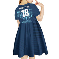 Custom Derbyshire Cricket Spirit Kid Short Sleeve Dress Derbyshire Falcons Sporty Style - Wonder Print Shop