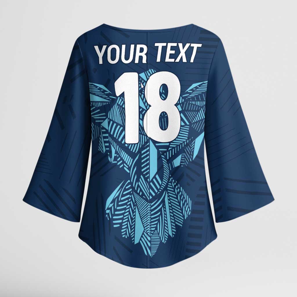 Custom Derbyshire Cricket Spirit Kimono Sleeve Blouse Derbyshire Falcons Sporty Style - Wonder Print Shop