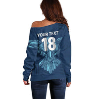 Custom Derbyshire Cricket Spirit Off Shoulder Sweater Derbyshire Falcons Sporty Style - Wonder Print Shop
