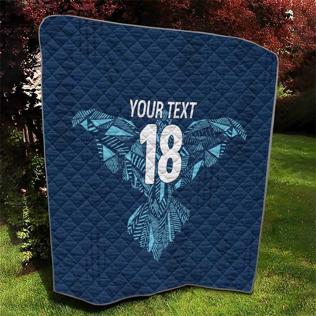 Custom Derbyshire Cricket Spirit Quilt Derbyshire Falcons Sporty Style - Wonder Print Shop