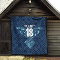 Custom Derbyshire Cricket Spirit Quilt Derbyshire Falcons Sporty Style - Wonder Print Shop