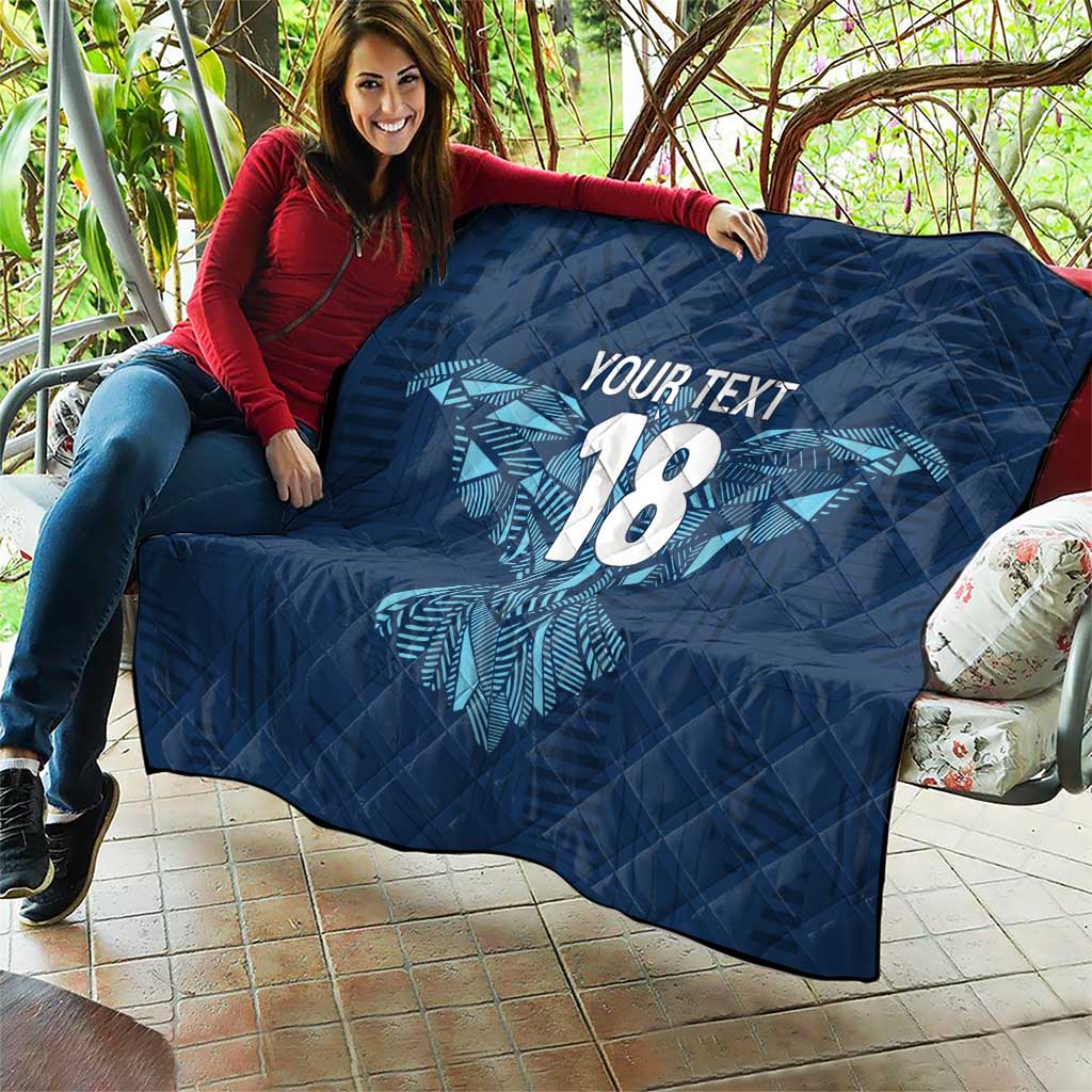 Custom Derbyshire Cricket Spirit Quilt Derbyshire Falcons Sporty Style - Wonder Print Shop