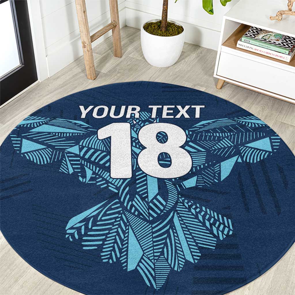 Custom Derbyshire Cricket Spirit Round Carpet Derbyshire Falcons Sporty Style - Wonder Print Shop