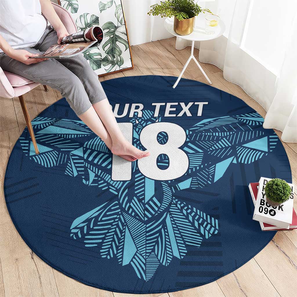 Custom Derbyshire Cricket Spirit Round Carpet Derbyshire Falcons Sporty Style - Wonder Print Shop