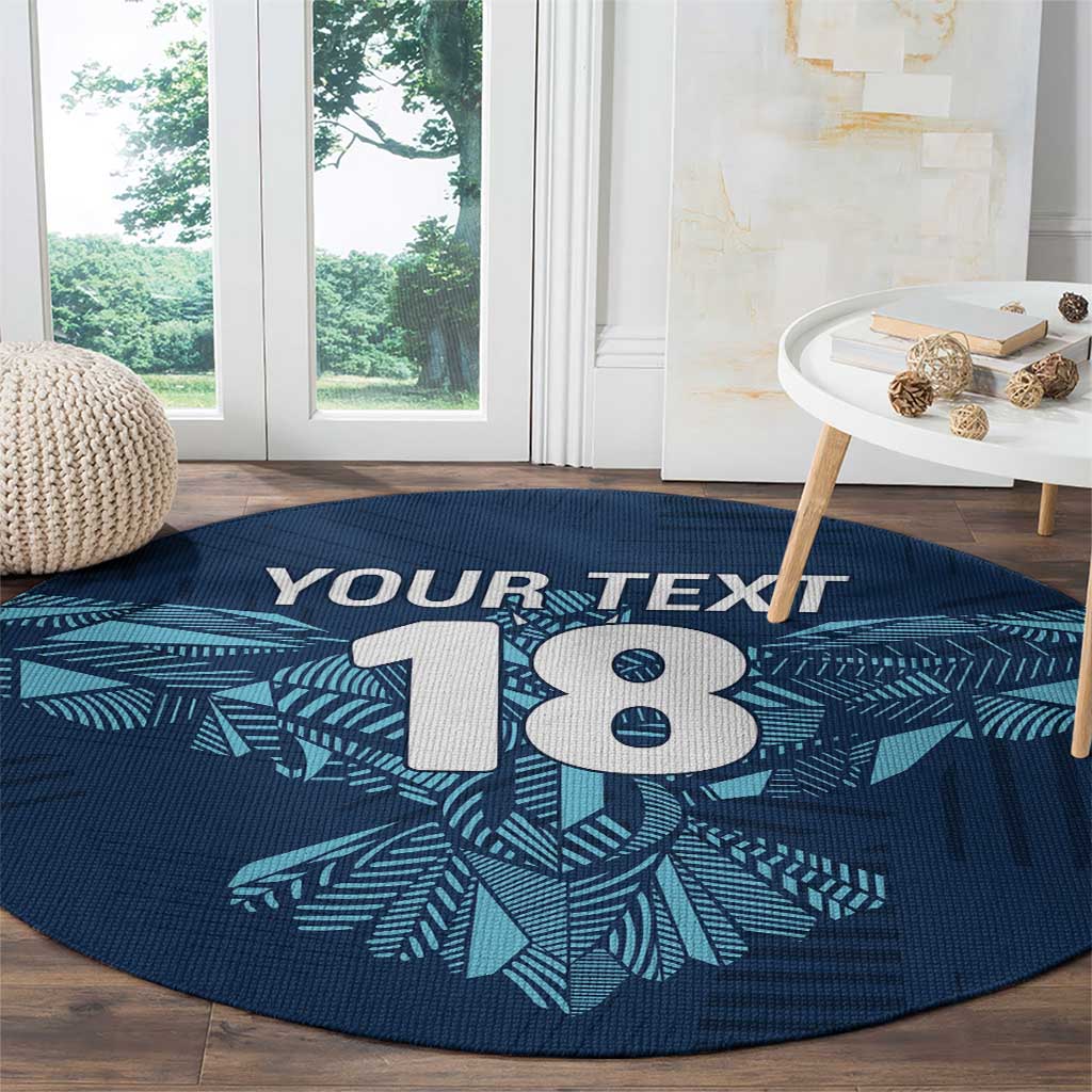 Custom Derbyshire Cricket Spirit Round Carpet Derbyshire Falcons Sporty Style - Wonder Print Shop