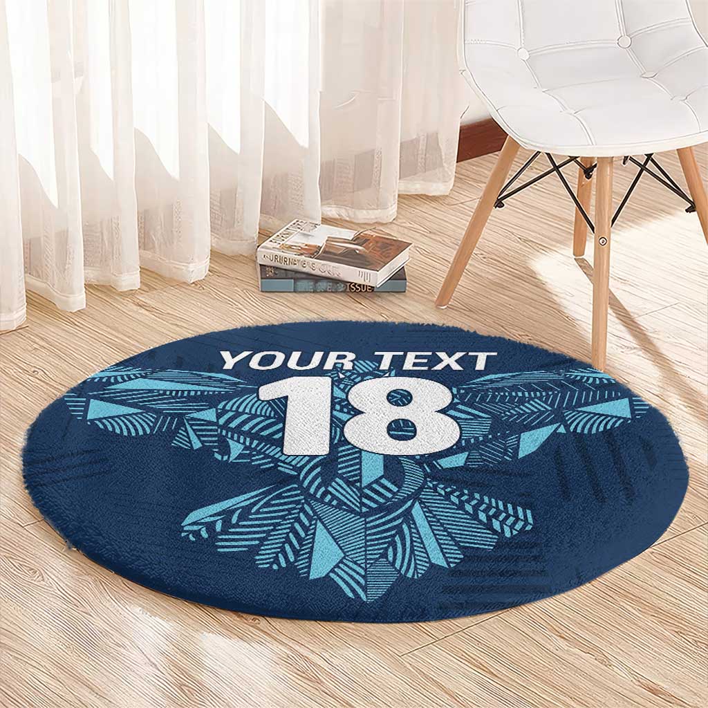 Custom Derbyshire Cricket Spirit Round Carpet Derbyshire Falcons Sporty Style - Wonder Print Shop