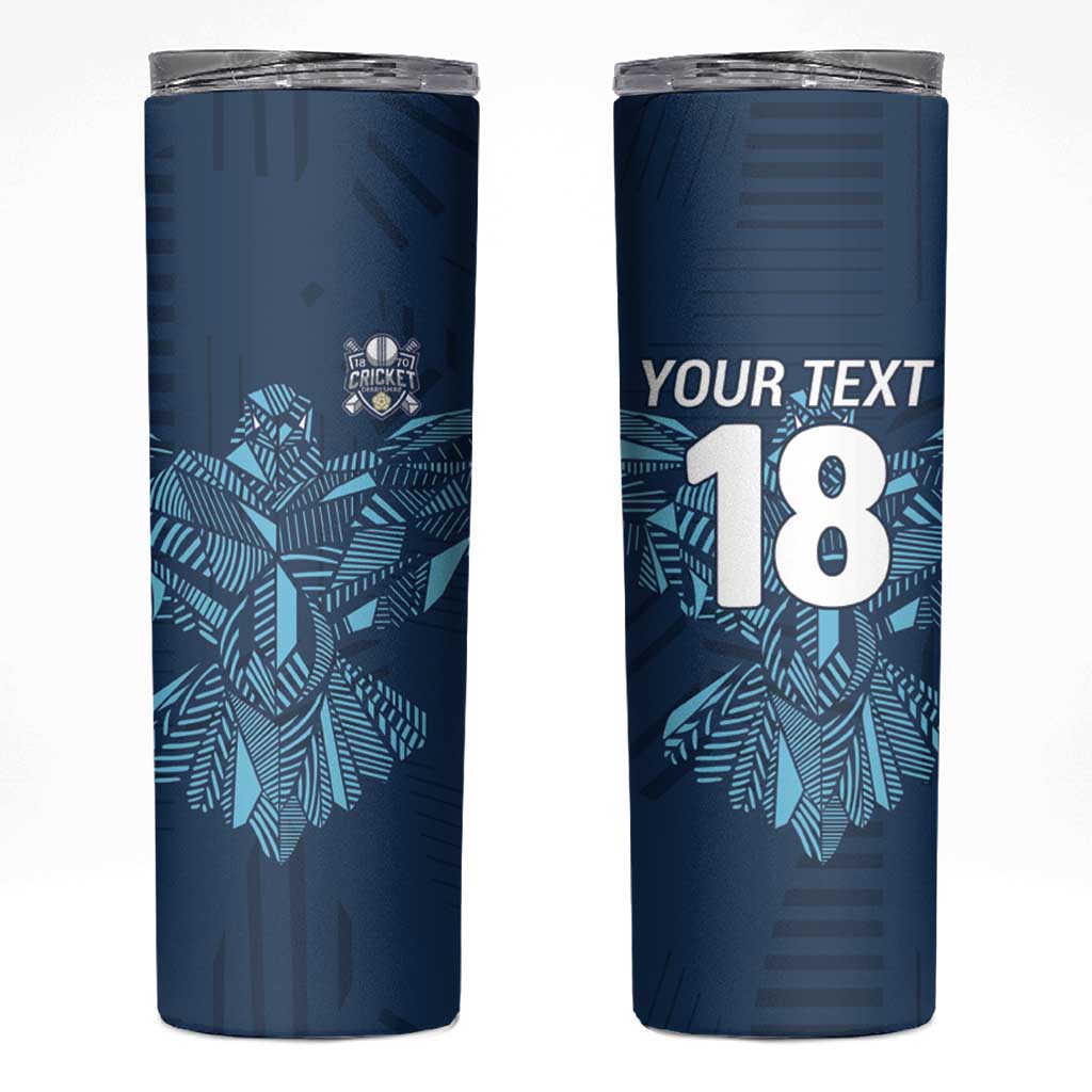 Custom Derbyshire Cricket Spirit Skinny Tumbler Derbyshire Falcons Sporty Style - Wonder Print Shop