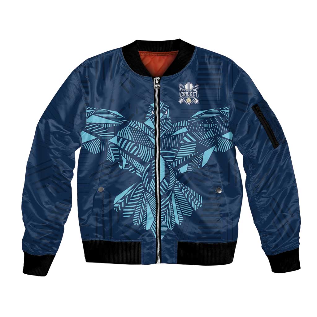 Custom Derbyshire Cricket Spirit Sleeve Zip Bomber Jacket Derbyshire Falcons Sporty Style - Wonder Print Shop