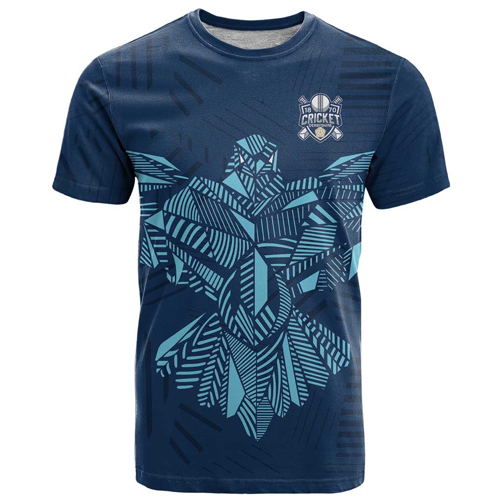 Custom Derbyshire Cricket Spirit T Shirt Derbyshire Falcons Sporty Style - Wonder Print Shop