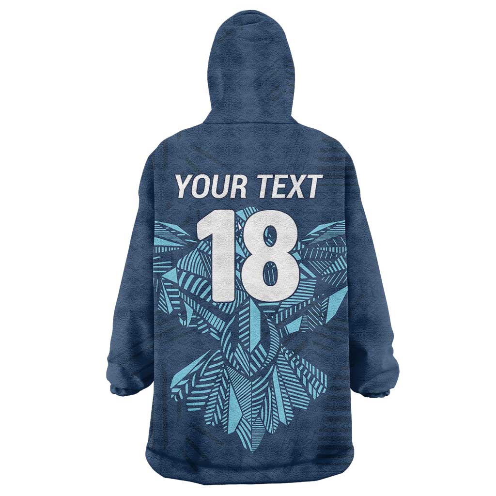 Custom Derbyshire Cricket Spirit Wearable Blanket Hoodie Derbyshire Falcons Sporty Style - Wonder Print Shop