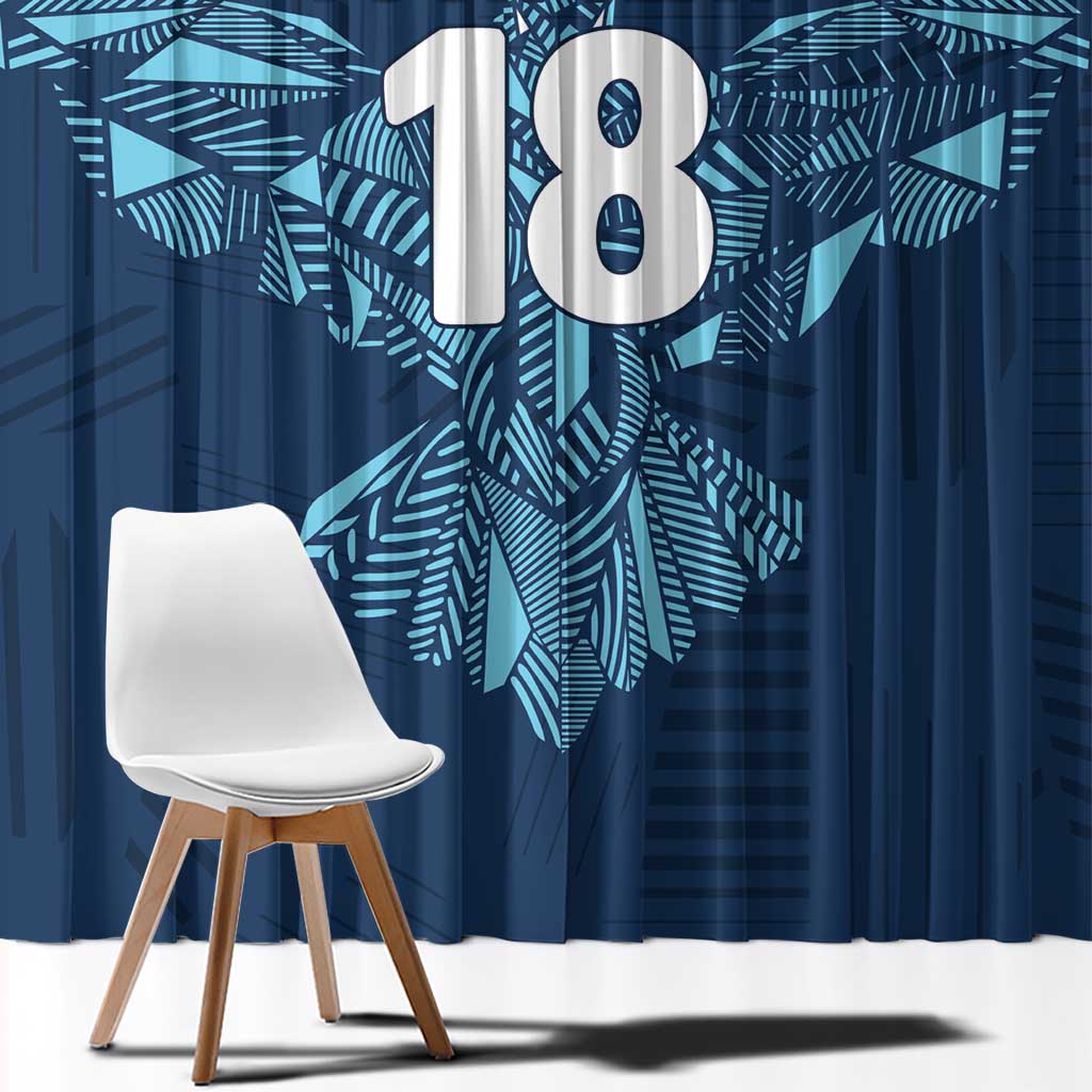 Custom Derbyshire Cricket Spirit Window Curtain Derbyshire Falcons Sporty Style - Wonder Print Shop