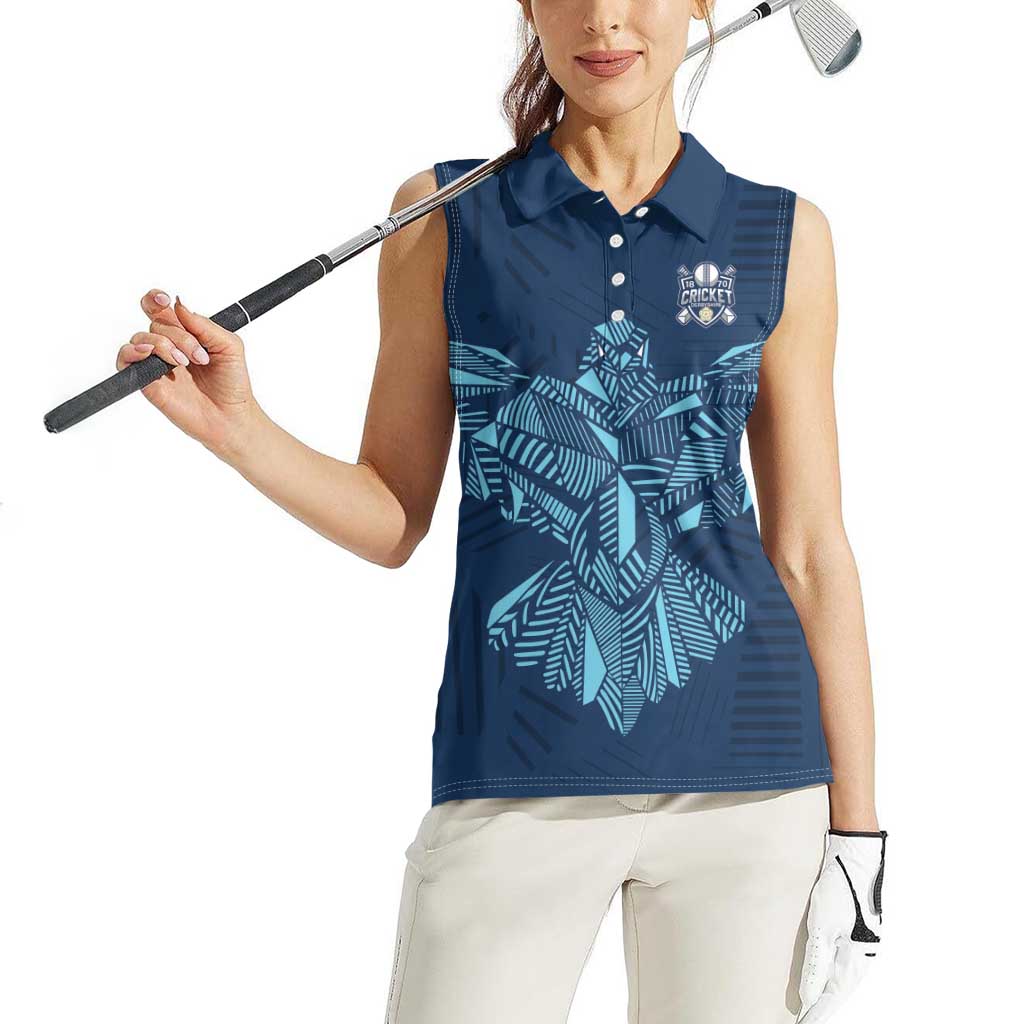 Custom Derbyshire Cricket Spirit Women Sleeveless Polo Shirt Derbyshire Falcons Sporty Style - Wonder Print Shop