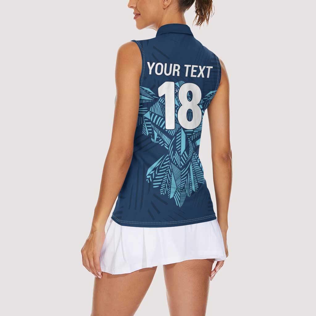 Custom Derbyshire Cricket Spirit Women Sleeveless Polo Shirt Derbyshire Falcons Sporty Style - Wonder Print Shop