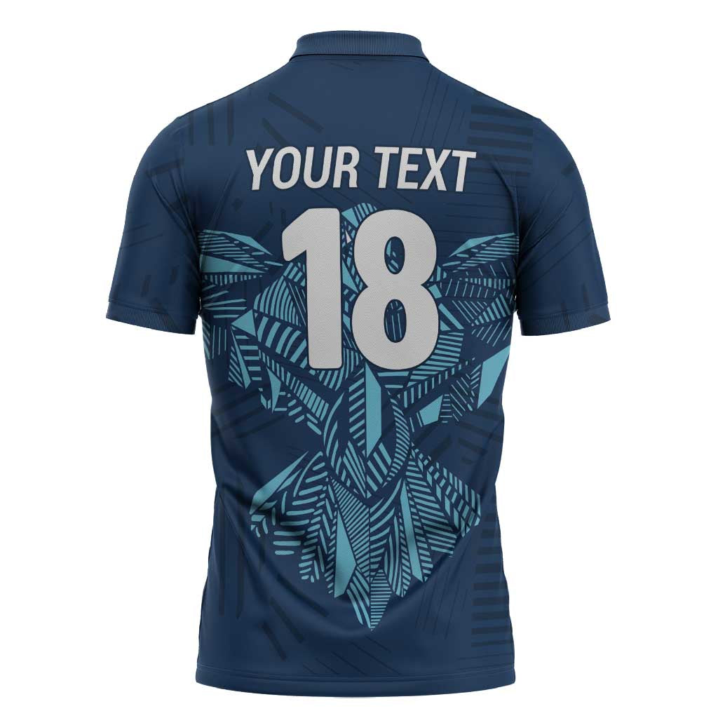 Custom Derbyshire Cricket Spirit Zipper Polo Shirt Derbyshire Falcons Sporty Style - Wonder Print Shop