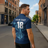 Custom Derbyshire Cricket Spirit Zipper Polo Shirt Derbyshire Falcons Sporty Style - Wonder Print Shop