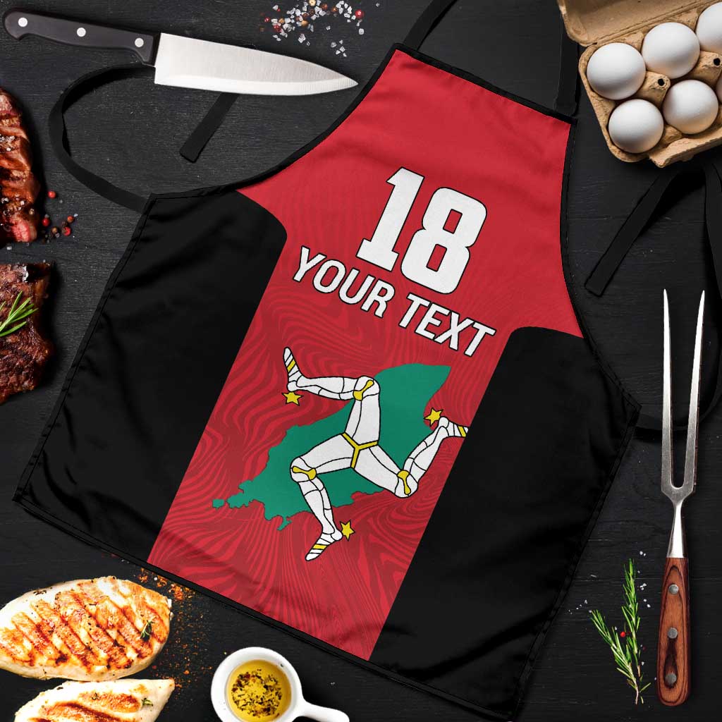 Custom Isle of Man Cricket Apron Quocunque Jeceris Stabit - Wonder Print Shop