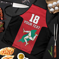 Custom Isle of Man Cricket Apron Quocunque Jeceris Stabit - Wonder Print Shop