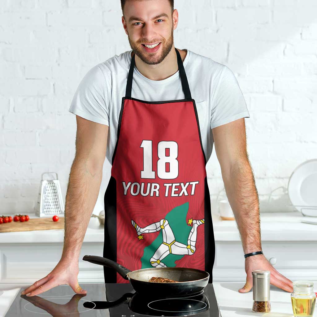 Custom Isle of Man Cricket Apron Quocunque Jeceris Stabit - Wonder Print Shop