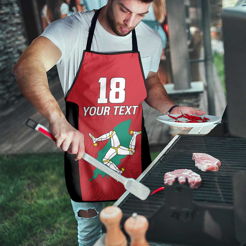 Custom Isle of Man Cricket Apron Quocunque Jeceris Stabit - Wonder Print Shop