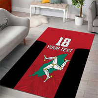 Custom Isle of Man Cricket Area Rug Quocunque Jeceris Stabit - Wonder Print Shop