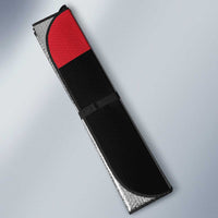 Custom Isle of Man Cricket Auto Sun Shade Quocunque Jeceris Stabit - Wonder Print Shop