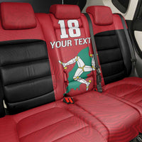 Custom Isle of Man Cricket Back Car Seat Cover Quocunque Jeceris Stabit - Wonder Print Shop