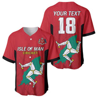 Custom Isle of Man Cricket Baseball Jersey Quocunque Jeceris Stabit - Wonder Print Shop