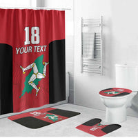 Custom Isle of Man Cricket Bathroom Set Quocunque Jeceris Stabit - Wonder Print Shop