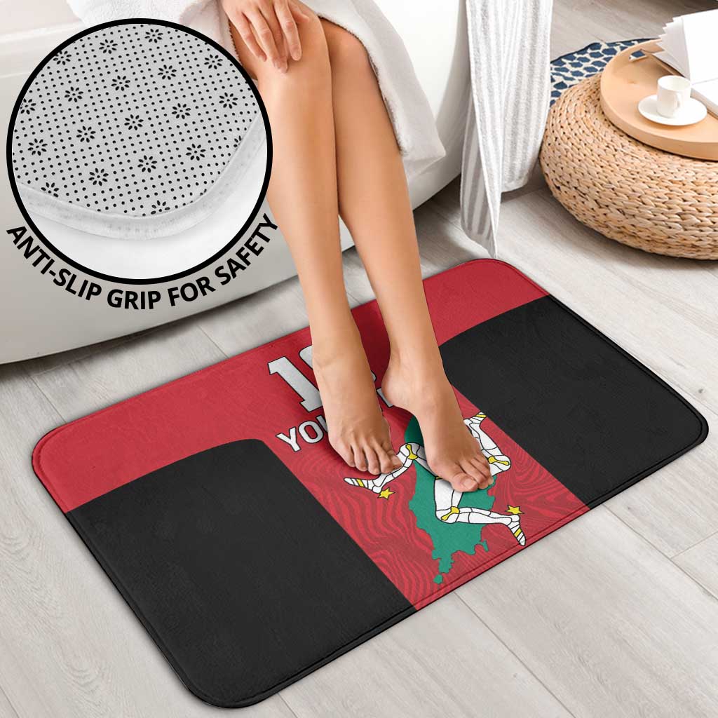 Custom Isle of Man Cricket Bathroom Set Quocunque Jeceris Stabit - Wonder Print Shop