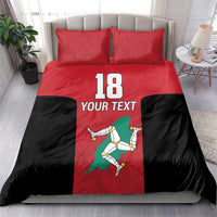 Custom Isle of Man Cricket Bedding Set Quocunque Jeceris Stabit - Wonder Print Shop