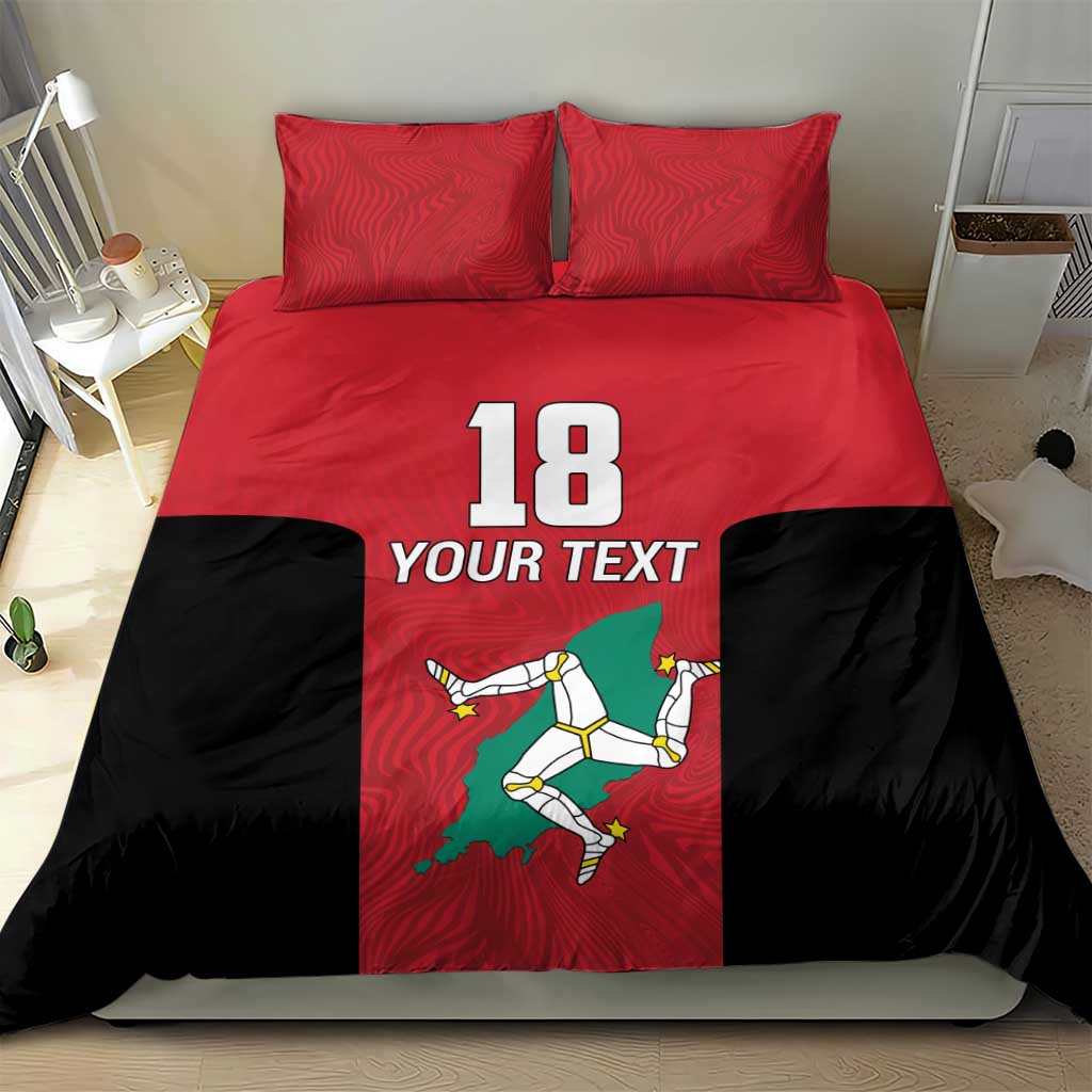 Custom Isle of Man Cricket Bedding Set Quocunque Jeceris Stabit - Wonder Print Shop