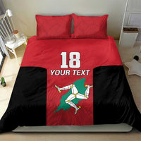 Custom Isle of Man Cricket Bedding Set Quocunque Jeceris Stabit - Wonder Print Shop