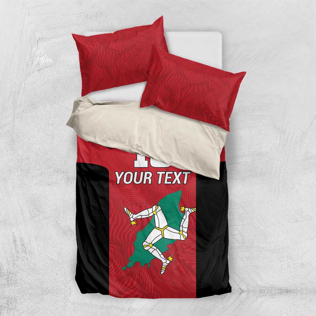 Custom Isle of Man Cricket Bedding Set Quocunque Jeceris Stabit - Wonder Print Shop