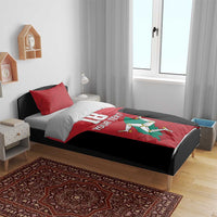 Custom Isle of Man Cricket Bedding Set Quocunque Jeceris Stabit - Wonder Print Shop
