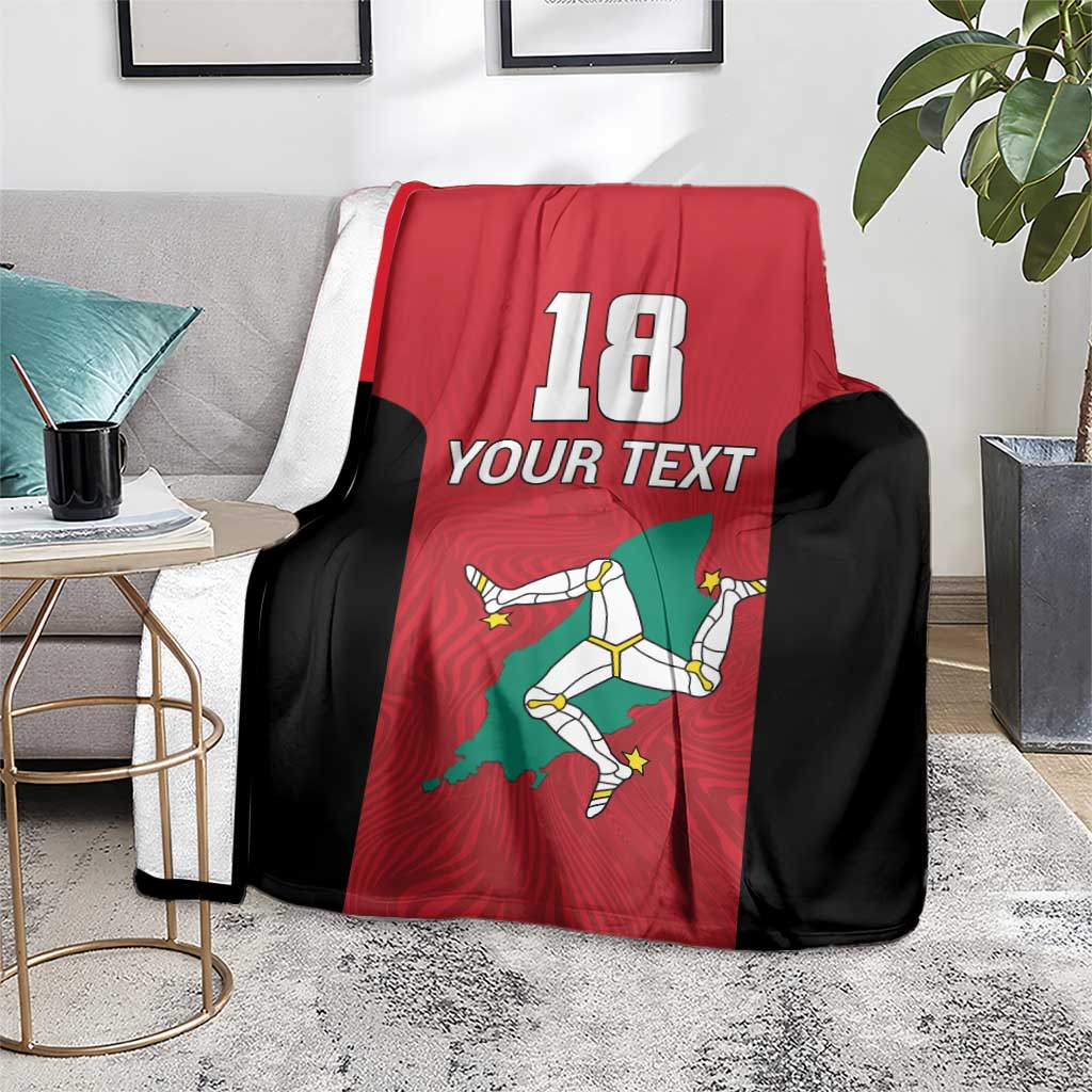 Custom Isle of Man Cricket Blanket Quocunque Jeceris Stabit - Wonder Print Shop